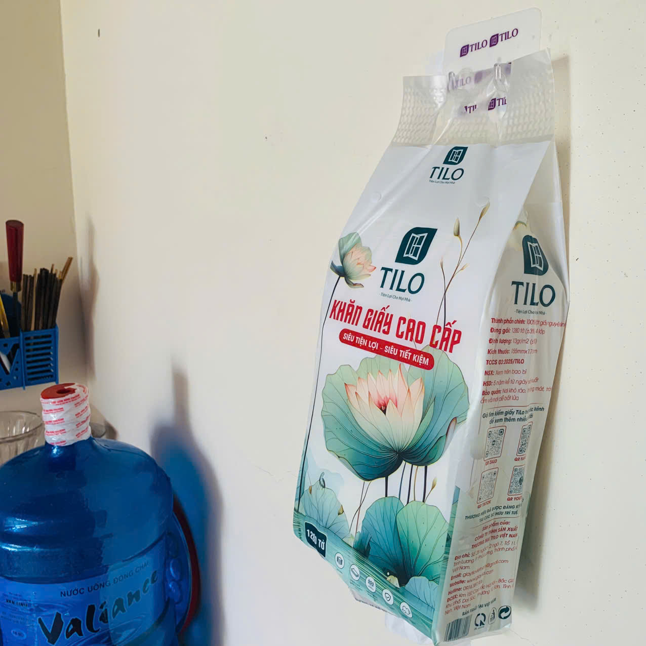 Khăn giấy rút đáy 1280 tờ TiLo Việt Nam